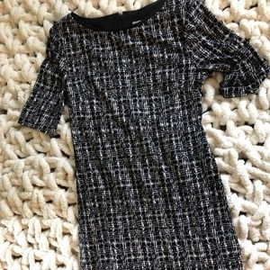 Black and white dress